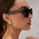 Load image into Gallery viewer, Bradley Glitter Tortoise Brown Polarized Diff Sunglasses
