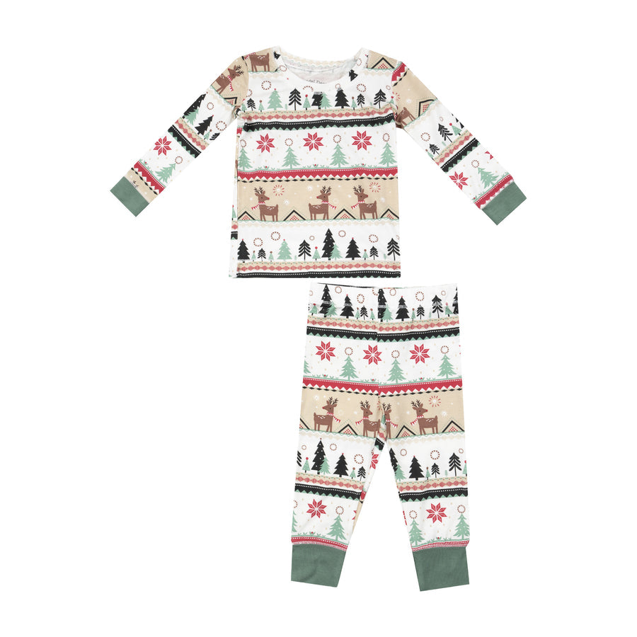 Angel Dear Reindeer Fair Isle Loungewear Set