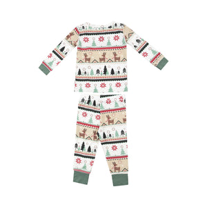 Angel Dear Reindeer Fair Isle Loungewear Set