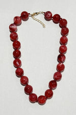Load image into Gallery viewer, Resin Round Bead Rope Necklace
