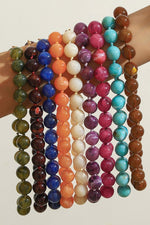 Load image into Gallery viewer, Resin Round Bead Rope Necklace
