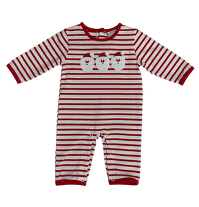 Boys Santa Applique Boys Romper