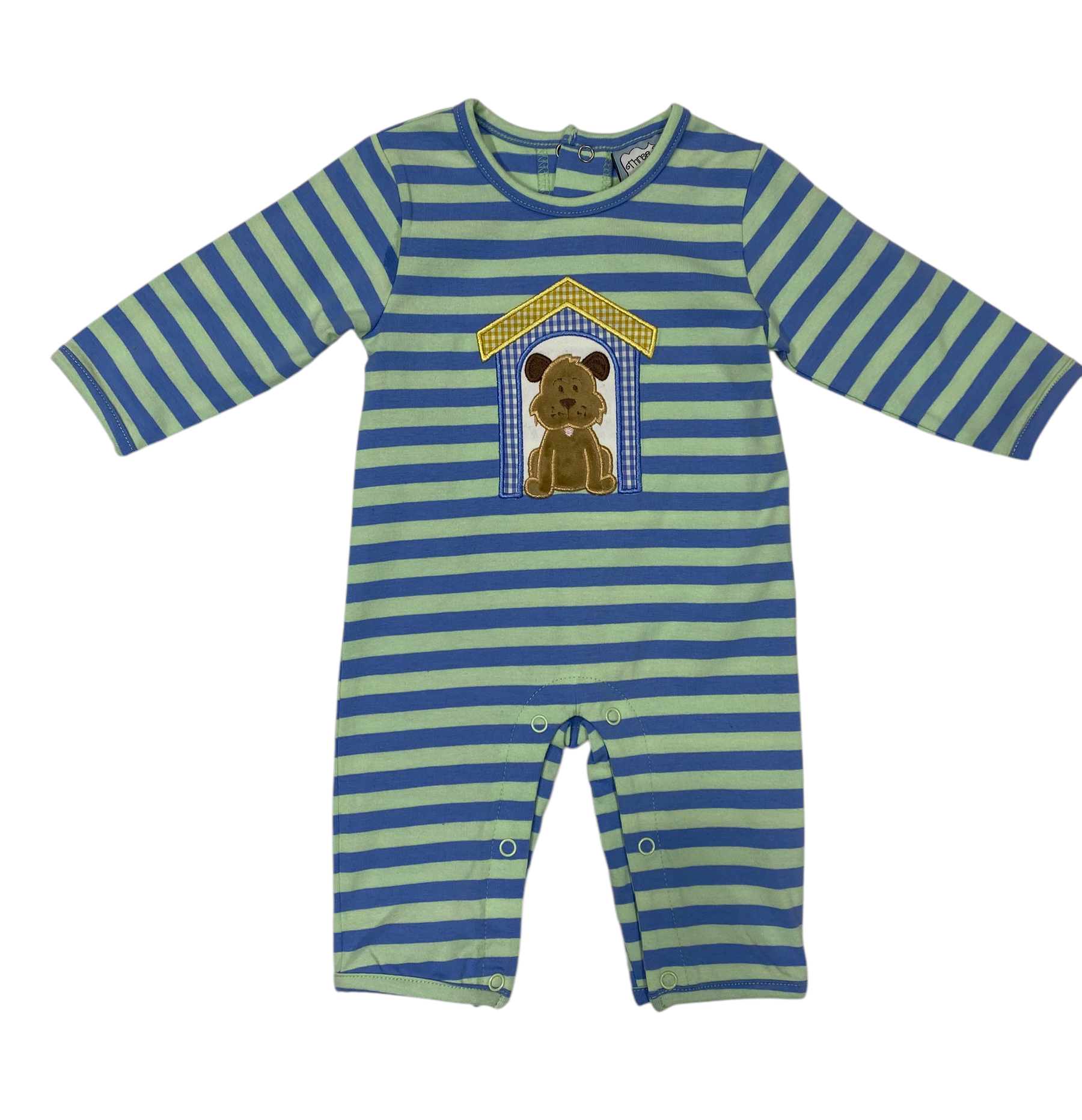 Boys Puppy Applique Romper