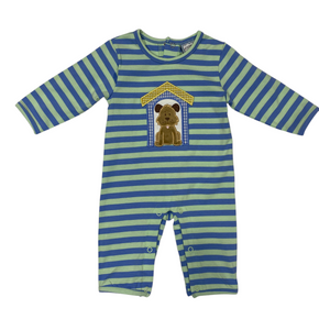 Boys Puppy Applique Romper