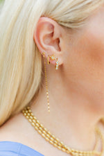 Load image into Gallery viewer, Huggie Earrings - Madeline Gold
