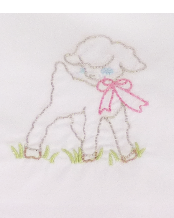 Diaper Cover Set: Pink Lamb