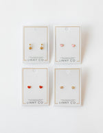 Load image into Gallery viewer, Screwback Stud Earrings - Polly Heart
