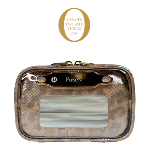 LITTMINI • Lighted Mirror Case • Glimmer Leopard