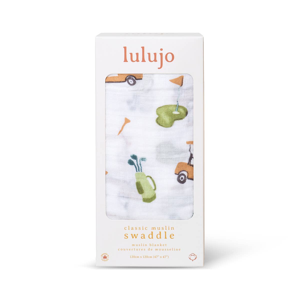 Classic Muslin Swaddle - Golf
