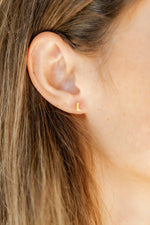 Load image into Gallery viewer, Screwback Stud Earrings - Petite Cowgirl Boot
