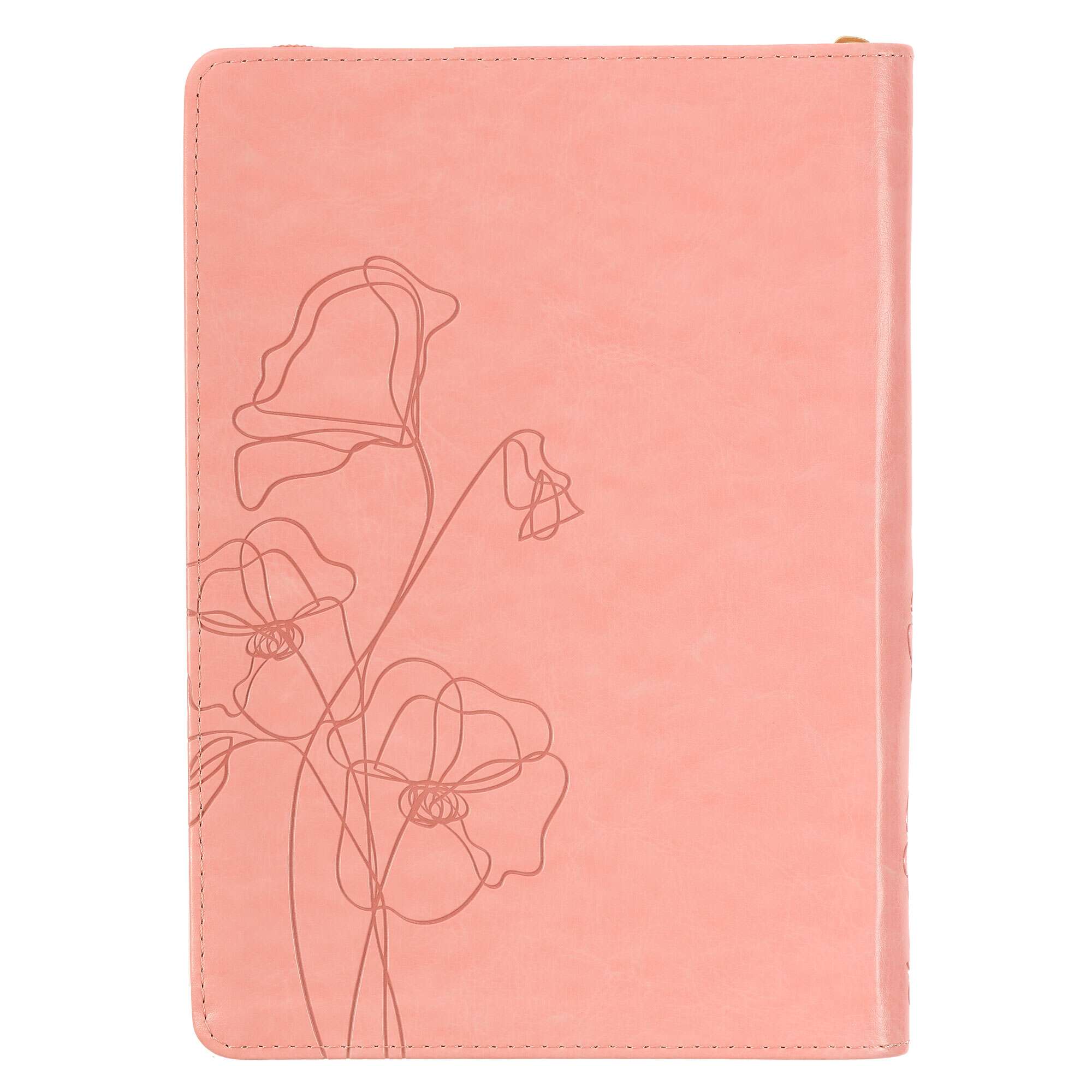 Journal Classic Zip Pink His Mercy Never Fails