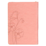 Load image into Gallery viewer, Journal Classic Zip Pink His Mercy Never Fails
