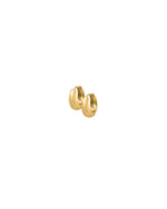 Load image into Gallery viewer, Huggie Earrings - Sunday Hoop Gold 8mm
