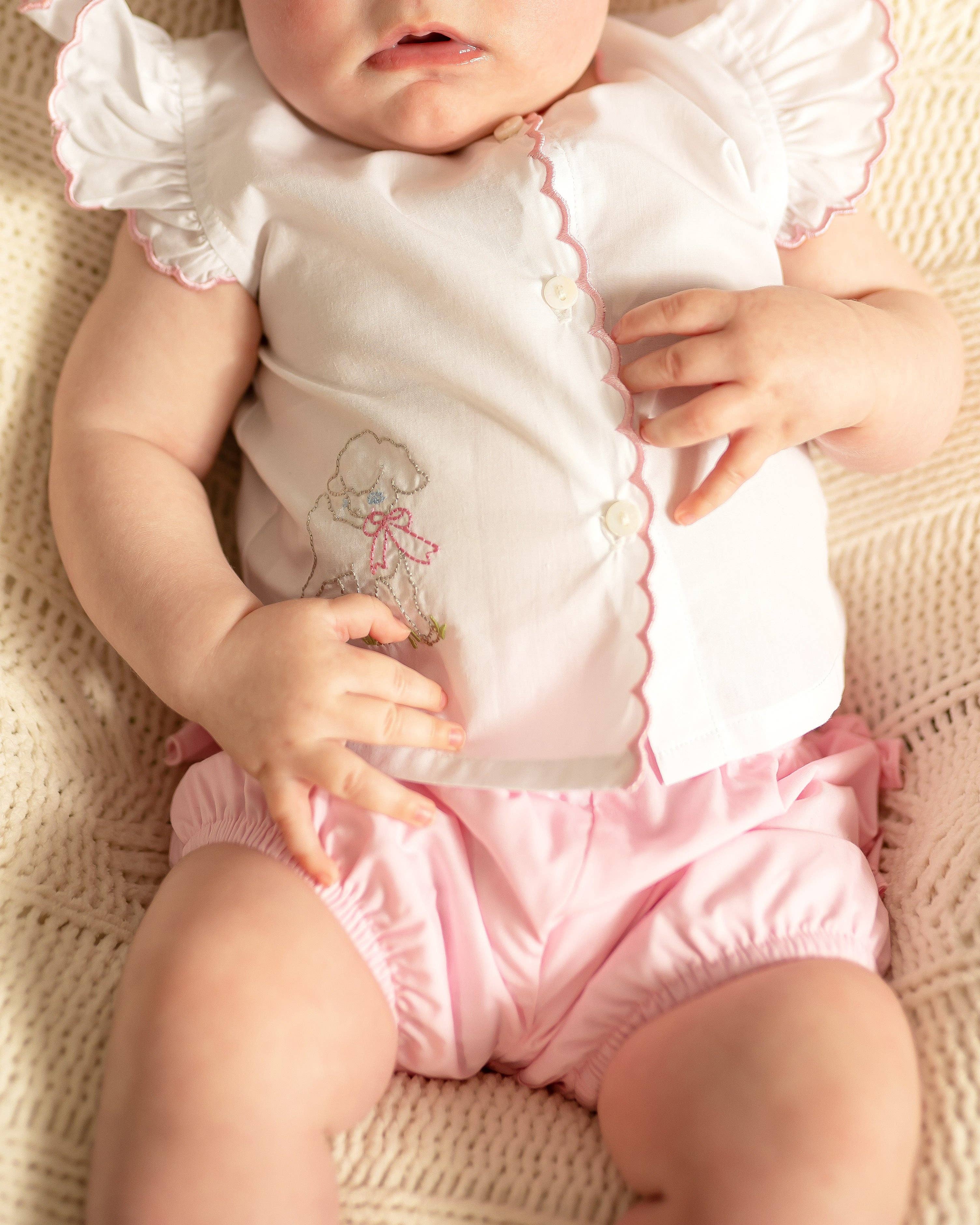 Diaper Cover Set: Pink Lamb