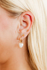 Load image into Gallery viewer, Screwback Stud Earrings - Clara Cross Gold
