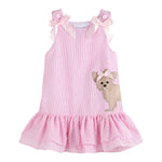 Load image into Gallery viewer, Pink Puppy Ruffle Skirt Dress

