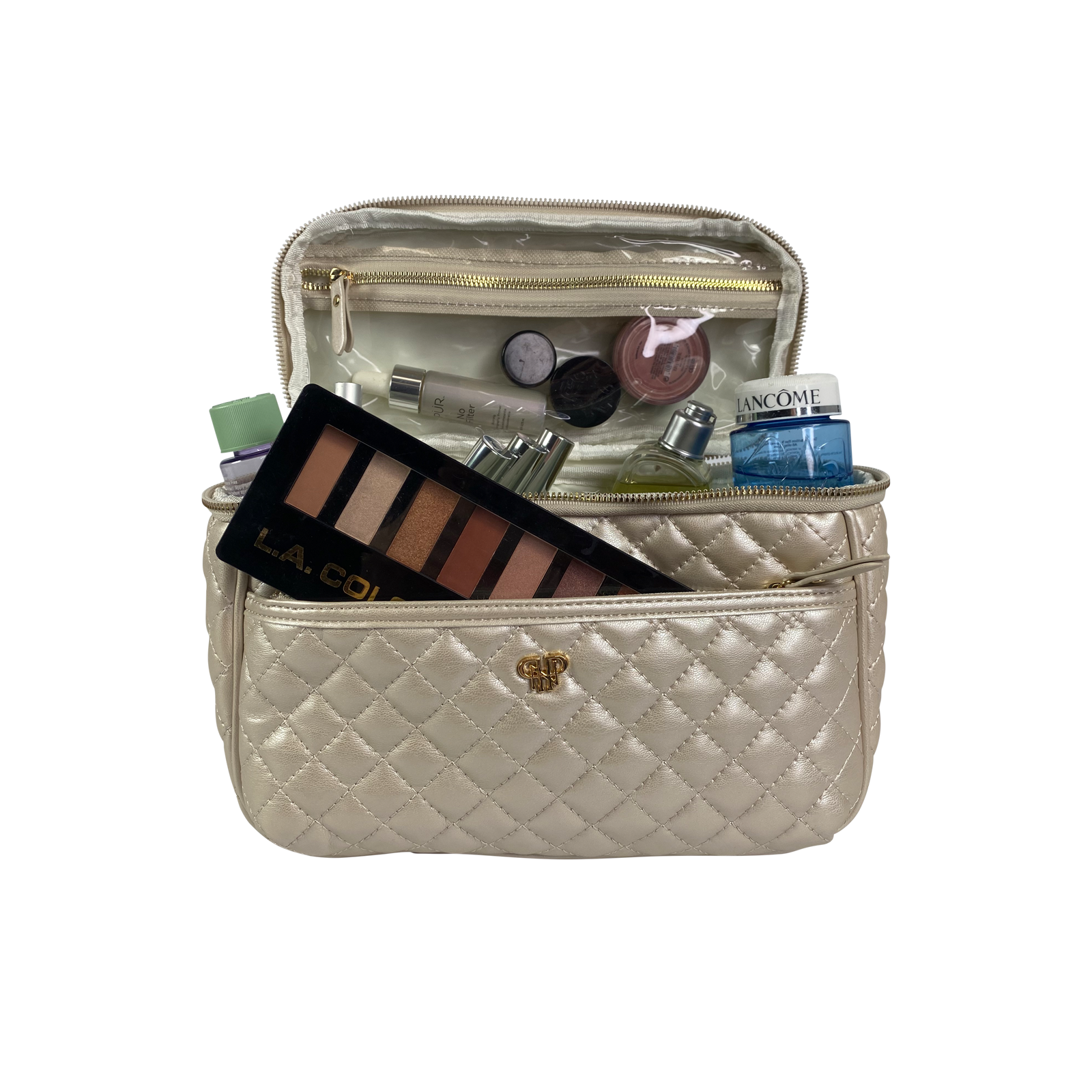 Classic Train Case - Pearl Quilted