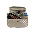 Load image into Gallery viewer, Classic Train Case - Pearl Quilted
