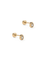 Load image into Gallery viewer, Screwback Stud Earrings - Paloma Pear Gold
