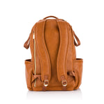 Load image into Gallery viewer, Cognac Boss Plus Itzy Ritzy Backpack Diaper Bag
