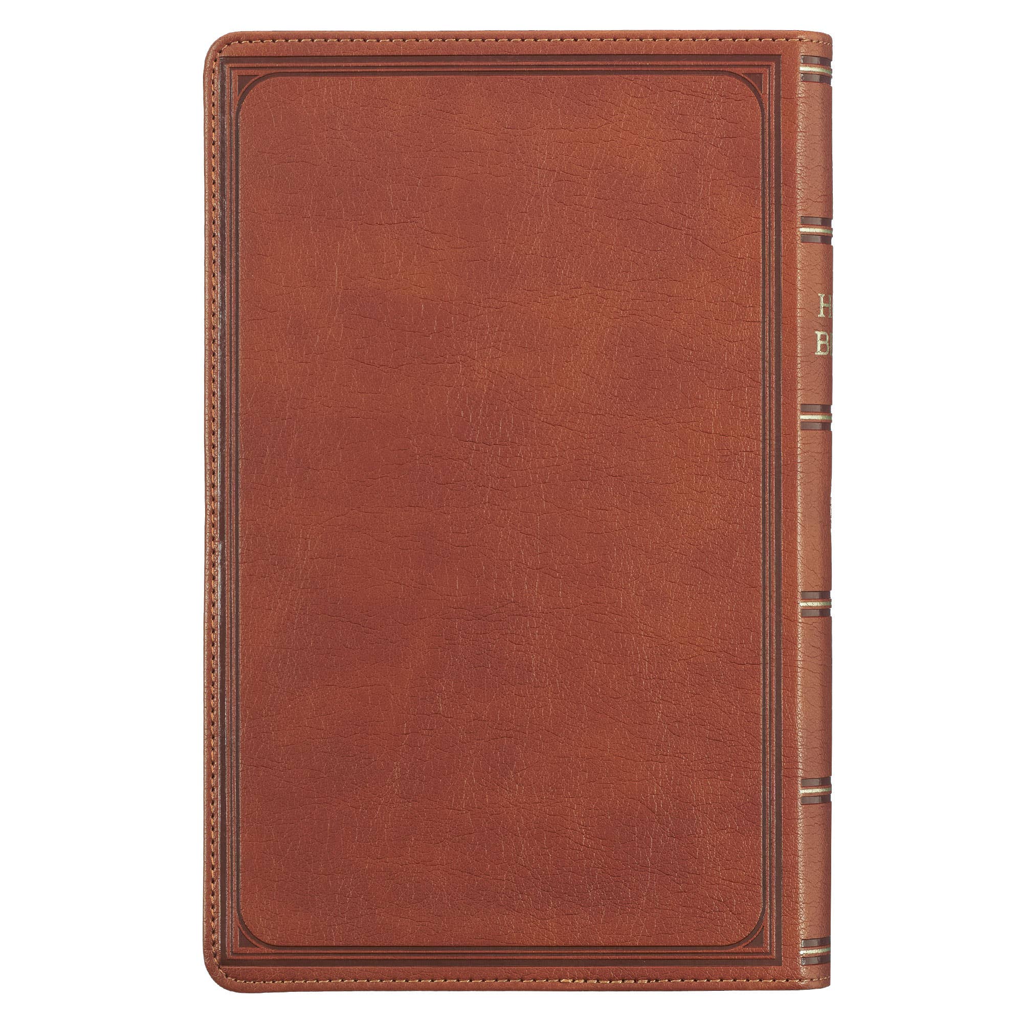 Brown Faux Leather Giant Print King James Bible