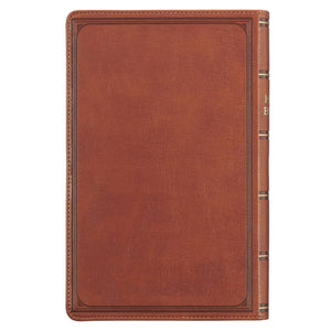 Brown Faux Leather Giant Print King James Bible