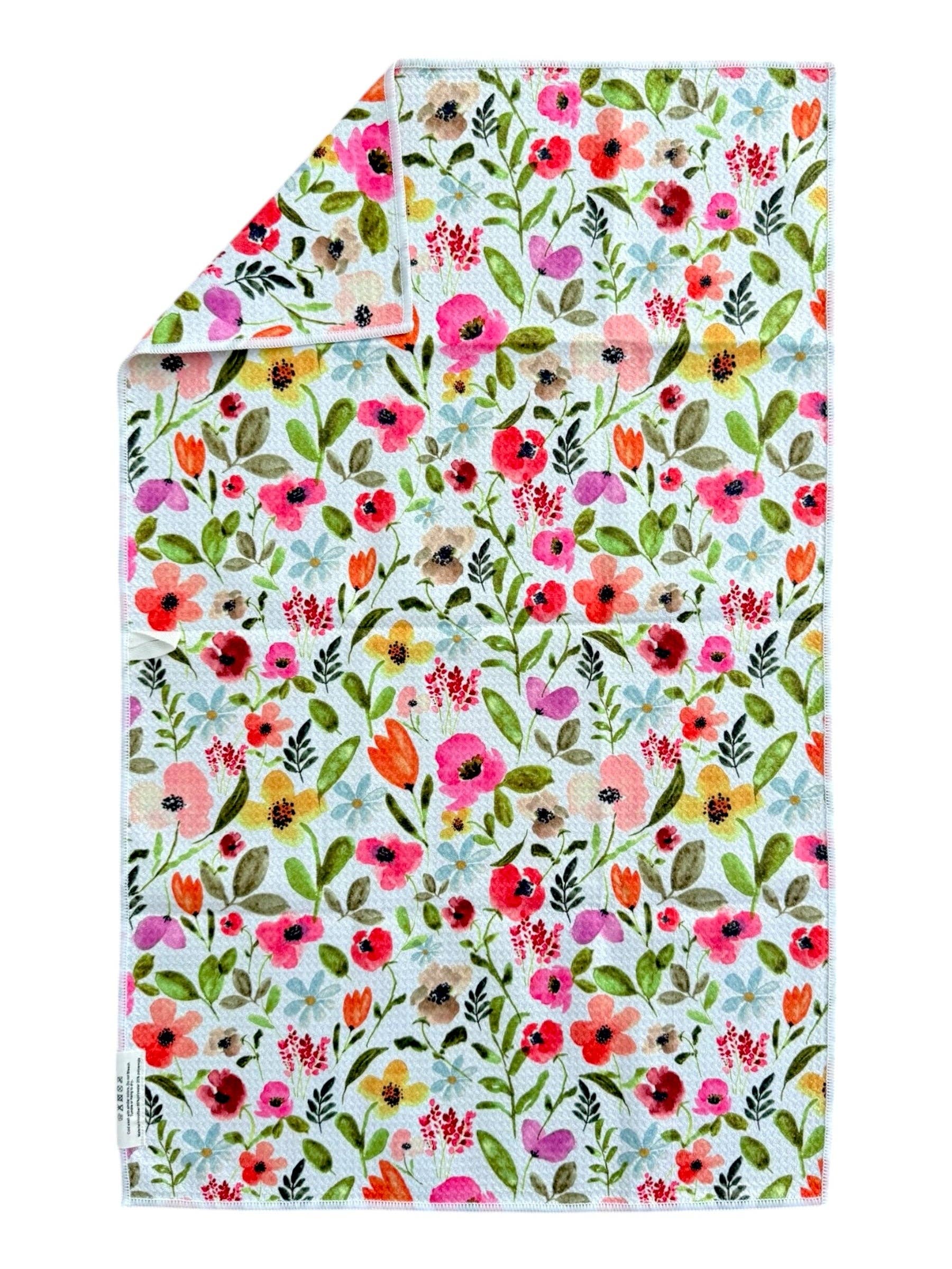 Petal Lane: Double-Sided Hand Towel