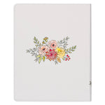 Load image into Gallery viewer, KJV My Creative Bible Faux Leather, White Floral Printed
