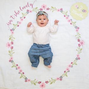 Baby's 1st Year Swaddle & Milestone Cards - Isn't She Lovely