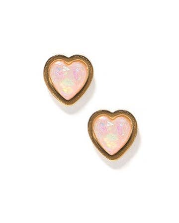 Screwback Stud Earrings - Tara - Light Pink