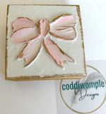 Load image into Gallery viewer, Pink Bow Mini Block
