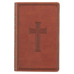 Load image into Gallery viewer, Brown Faux Leather Giant Print King James Bible
