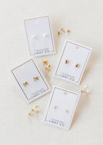 Load image into Gallery viewer, Screwback Stud Earrings - Payton Pearl White 5mm
