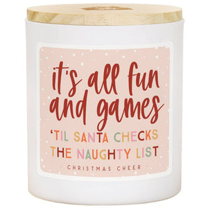 Fun And Games Santa - CCH - Candles