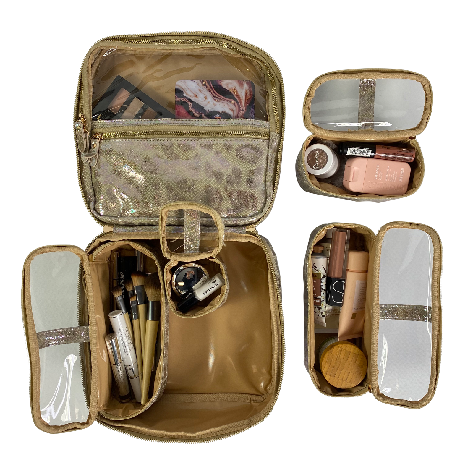 Mini Diva Makeup Case - Glimmer Leopard