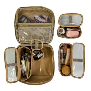 Mini Diva Makeup Case - Glimmer Leopard