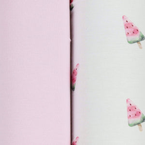 Watermelon & Pink Swaddle Blanket 2 Pack