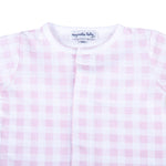 Load image into Gallery viewer, Baby Checks Footie - Pink
