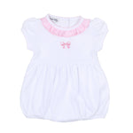 Load image into Gallery viewer, Baby Bows Embroidered S/S Bubble
