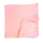 Load image into Gallery viewer, Pink Ruffled Soft Blanket
