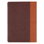 Load image into Gallery viewer, NLT, The Spiritual Growth Bible Faux Leather, Brown/Ginger
