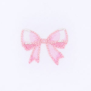 Baby Bows Embroidered S/S Bubble