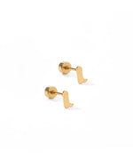 Load image into Gallery viewer, Screwback Stud Earrings - Petite Cowgirl Boot
