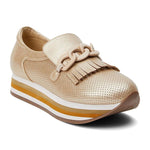 Load image into Gallery viewer, Bess Gold Platform Loafer - Coconuts by Matisse
