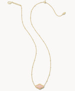 Load image into Gallery viewer, Abbie Rose Quartz Pendant Gold Necklace
