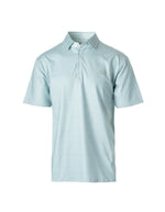 Load image into Gallery viewer, Paul Bay Blue &amp; Gray Fieldstone Performance Polo
