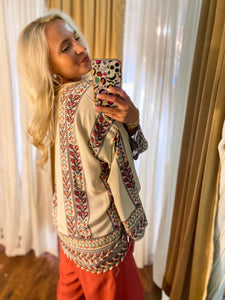 Asking For More Ivory Floral Kimono