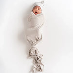 Load image into Gallery viewer, Kyte Baby Oat Colored Swaddle Blanket
