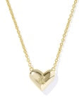 Load image into Gallery viewer, Heart Letter C Gold Short Pendant Necklace
