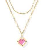 Load image into Gallery viewer, Joelle Azalea Illusion Multi Strand Gold Necklace
